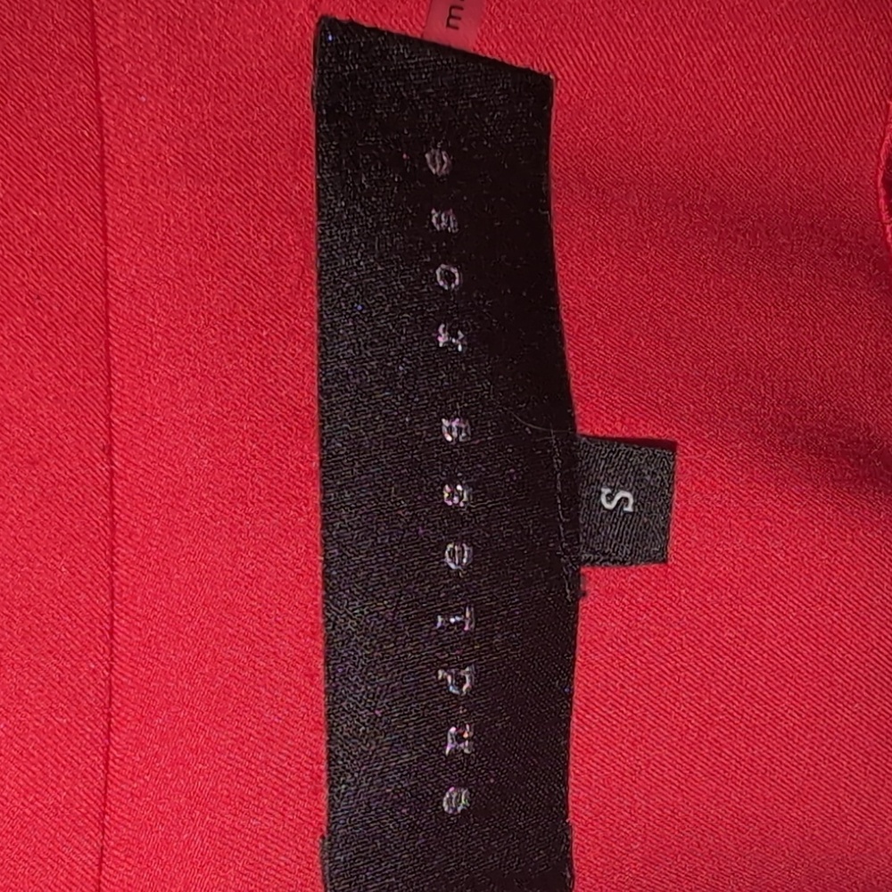 Endless Rose Scarlet Cherry Red Oversized Blazer - Picture 3 of 4